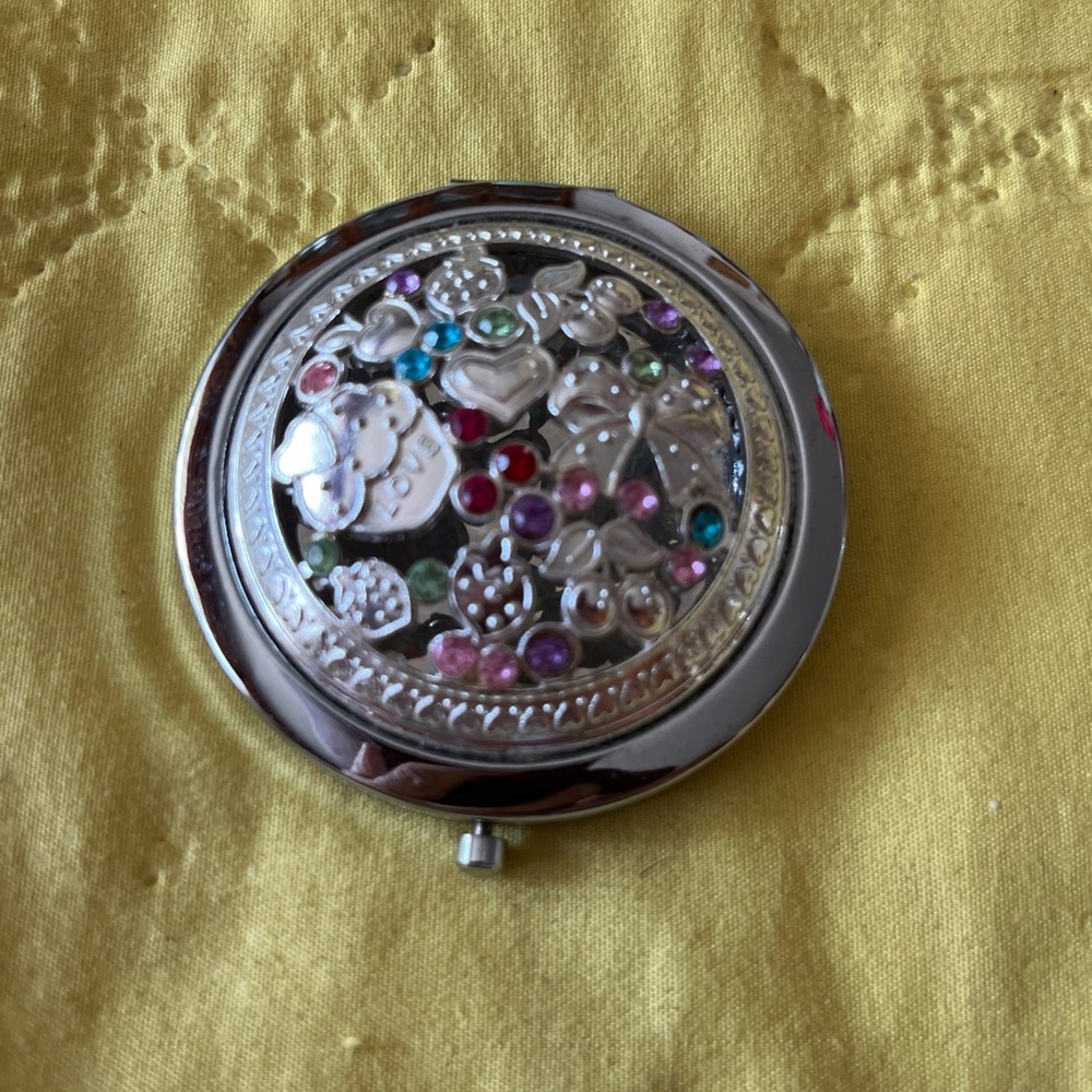 Mirror Compac Makeup Mirror, Handbag Mirror, Vintage